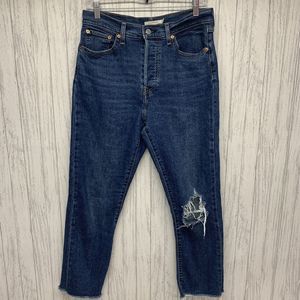 Womens Size 31 Levi’s Wedgie Straight Jeans EUC